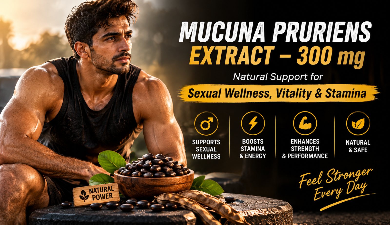 MUCUNA PRURIENS EXTRACT – 300 mg