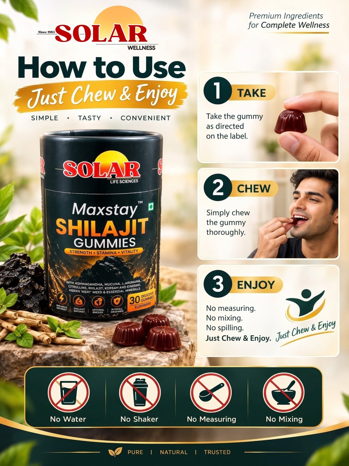 Maxstay Shilajit Gummies